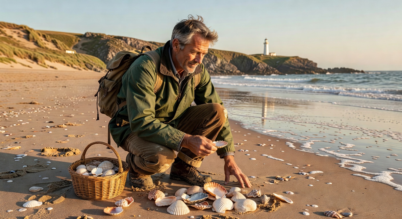 Sola team member at beach